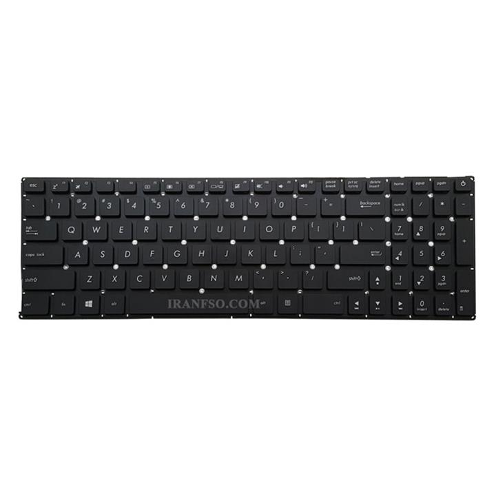 کیبورد لپ تاپ ایسوس X۵۴۰ مشکی اینترکوچک بدون فریم ASUS X540 Notebook Keyboard